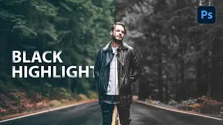 Awesome Black Color Grade In Photoshop | Dark Tone Preset