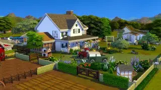 FARM HOUSE NO CC | The Sims 4 Speed Build