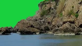 Hills green screen video background