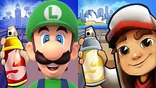 Subway Surfers Sydney 2024 Red Panda vs Luigi Super Mario vs New Orleans unlock Ozzy Gameplay HD