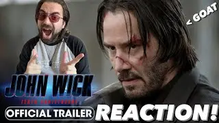 John Wick 10th Anniversary Official Trailer REACTION - Keanu Reeves