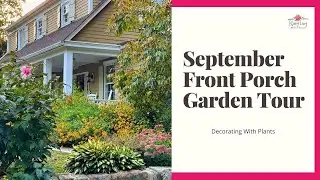 Early Fall Garden Tour on the Porch! 🍂🌻 Houseplants 🌿 Fall Decor Ideas