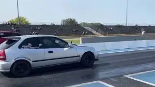 K24 AWD street civic goes 8.84@155mph