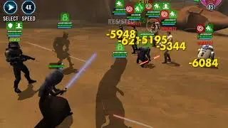 ZMaul lead, zBarris, Nihilius, zSavage, sith trooper vs cls, Chaze, r2, raid han