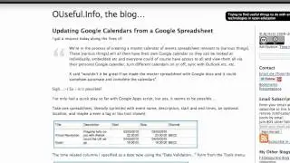 S&AO   Populate Calendar