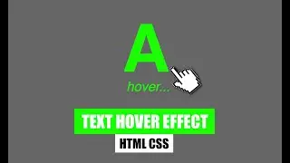 Text Hover Effect CSS | How to make Text Animation in CSS?