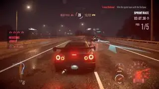Need For Speed 2016 PC - 1999 Nissan Skyline R34 GT-R V-spec Fully Upgraded Gameplay