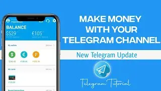 How to Make Money With your Telegram Channel | Telegram Bot Tutorial
