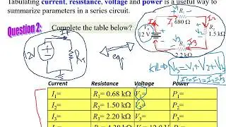 Lec 4 - Series Circuits, KVL, Voltage Divider Rule, Power of Series Circuits