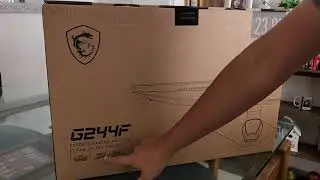 MSI G244F Monitor Gaming Unboxing - El Numero 1 Para E-Sport?