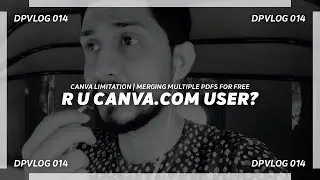 Canva.com Limitation | How to Merge Multiple PDFs into One for Free Online | DPVlog 014