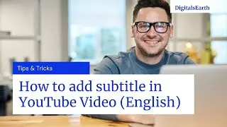 How to add subtitle in YouTube Video (English)