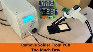 Desoldering Pump || Remove Solder From Pcb || desoldering gun