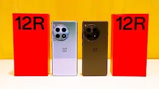 OnePlus 12R Unboxing - Black vs Blue Colour Comparison