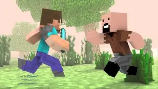 Notch VS Herobrine --animation--