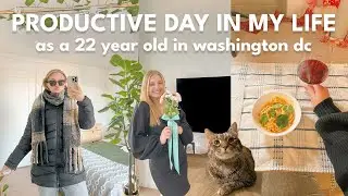 PRODUCTIVE DAY IN MY LIFE 🌷 cat sitting, princess polly haul, applying for jobs, cook w me, & more!