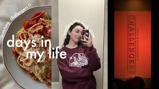 weekly vlog|working at the bookstore, watching challengers