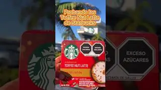 Pruebo las Toffee Nut Latte de Starbucks y este fué el resultado 👀🤤 #shorts #starbucks