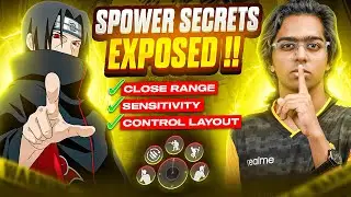 SPOWER EXPOSED ⚠ Secret Sensitivity, Controls, Jiggle and Aim Decoded 🔥 BGMI Tips & Tricks