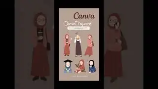 KEYWORD ELEMEN CANVA AESTHETIC 🌼 #canva #elemencanva