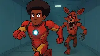 Iron Man😭👇? [Roblox : Foxy From Fnaf Doom]