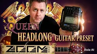 Zoom 9002 Guitar Effects with Headlong Preset Used By Brian May on Queen Innuendo
