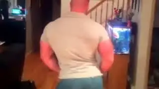 beautiful muscle butt tease