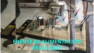 Fuente de alimentación regulable lineal con amplificador operacional #electronic #circuitos