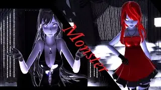 【MMD】Monster 【Sia & Mieko】