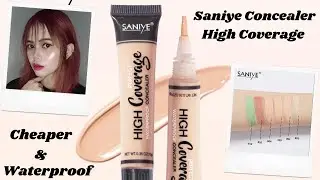 Saniye Concealer High Coverage Waterproof Shade 03 Kuning Langsat