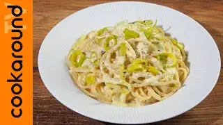 Spaghetti alla crema di porro