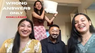 FUN GAMES PART 1 | WRONG ANSWERS ONLY CHALLENGE | LAUGHTER AND PILLOW SLAPS