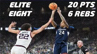 Jordan Hawkins vs Gonzaga 3.25.23 | 20 pts (6-15 FG, 6-10 3pt, 2-3 FT), 6 Reb, 1 Ast, 2 TO