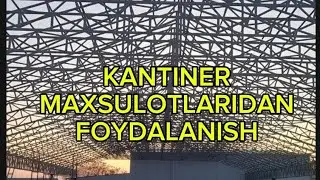 KANTINER MAXSULOTLARIDAN FOYDALANMOQCHI BO'LGANLAR UCHUN