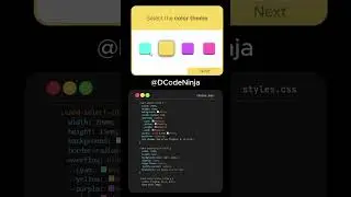 Create a Color Theme Selector UI with HTML & CSS | No JavaScript Needed!