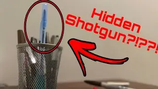 SHOTGUN-PEN TUTORIAL! Turn your ordinary pen into a secret shotgun!