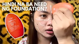 HONEST GLOW - TINTED PAPAYA SUNSCREEN | TRANSFORMED SKIN | DAVE VILLANUEVA | GRWM using tinted sunsc