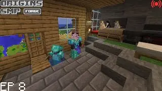 Minecraft MUPORIGINS SMP || building base omg (EP 8)
