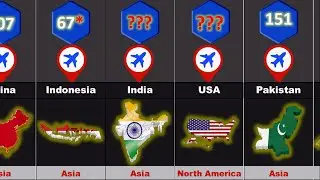 Number Of Airports By Country