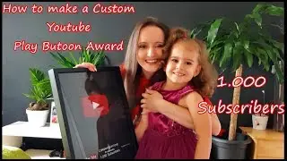 1000 SUBSCRIBERS - Custom Youtube Play Button Award! 2018