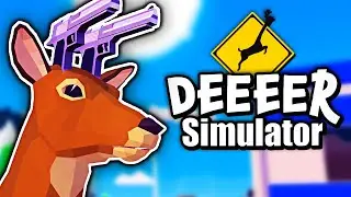FUNNIEST GAME OF 2020! 😂 | DEEEER Simulator (All Secrets!)