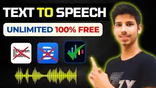 Best Free Text To Speech Generator🔥| Better Then Elevenlabs Alternative | Hindi Tutorial