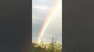Яркая РАДУГА над городом 18.05.22