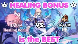 WHY HEALING BONUS is the BEST for Kokomi! HP% and Healing Bonus Damage Comparison | Genshin Impact