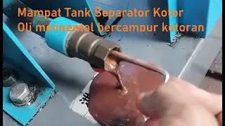 Screw Compressor Service Due to Dirty Oil causing it to clog up to the safety oil tank banging