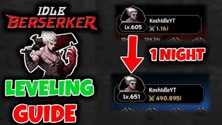 LEVELING Guide. How to gain exp fast // Idle Berserker Beginners Guide