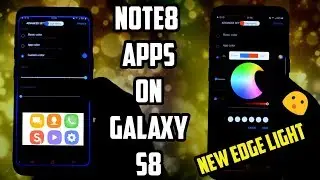 REPLACE Galaxy S8 APPS with NOTE8 ones! | NEW EDGE LIGHTNING! | NOTE8 APPS PORT