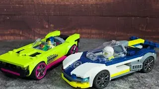 LEGO City Police car And Muscle Car Chase 60415 Speed Build