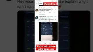 wazirx Big issue | Problem | Bug | Error | order not canceled in wazirx or not placed
