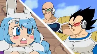 Pekora Talks with Vegeta and Nappa (fan animation)